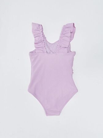 Fırfırlı Dokulu kumaş kız çocuk mayo DB200789CM