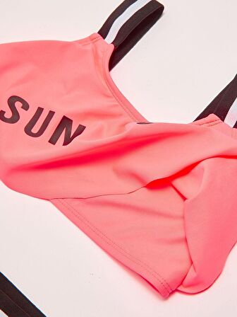 Mercan Volanlı Kız Çocuk Bikini Takım DB200790BT