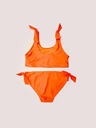 Fiyonklu kız çocuk bikini takım