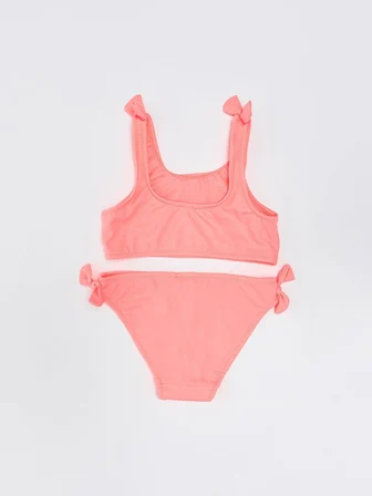 Fiyonklu kız çocuk bikini takım