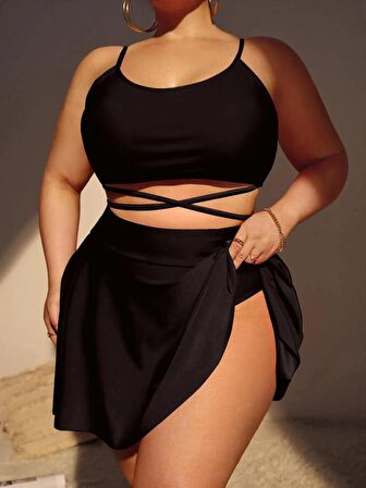 Micro etekli curve bikini altı