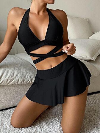 Micro etekli curve bikini altı