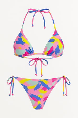 Üçgen İpli Bikini Takım