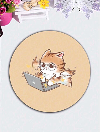 Kedi Desenli Mouse Pad