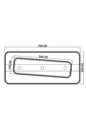 Dorbien ER-10383-2KY-BSY Siyah Boyalı Modern Avize Led Alüminyum