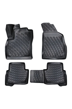 Fiat Fiorino Benzinli 2018 Araca Özel Tasarım 3D Havuzlu Paspas