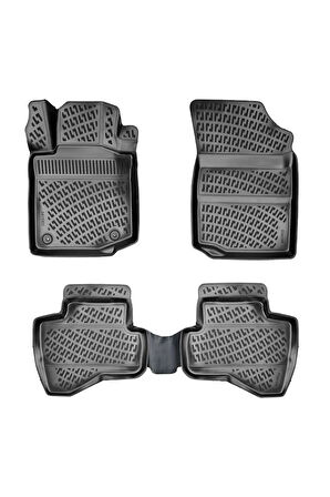 Citroen C1 2007 Araca Özel Tasarım 3D Havuzlu Paspas