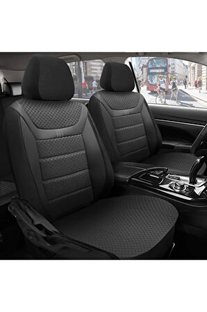 KZY UNİVERSAL JASPER GRİ Opel Corsa D Uyumlu Oto Koltuk Kılıfı