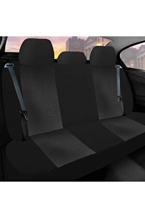 KZY UNİVERSAL JASPER GRİ Opel Corsa D Uyumlu Oto Koltuk Kılıfı