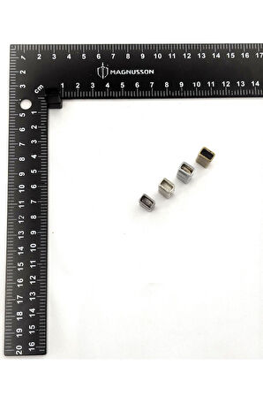 4x8 MM DERİ BİLEKLİK KİLİTİ MIKNATISLI KİLİT (5 ADET)