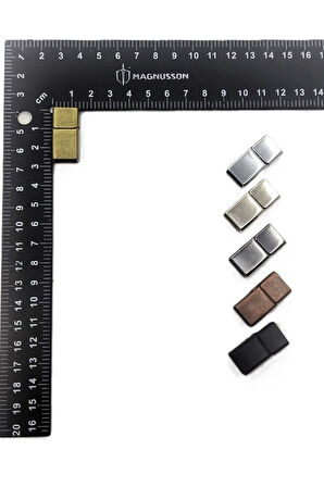 6x12 MM DERİ BİLEKLİK KİLİTİ MIKNATISLI KİLİT (40 ADET)