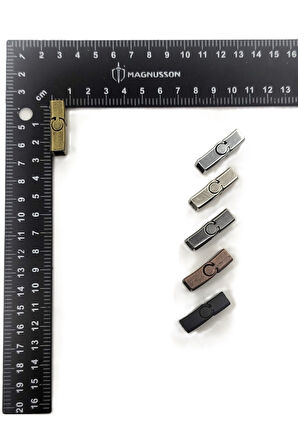 6x12 MM DERİ BİLEKLİK KİLİTİ MIKNATISLI KİLİT (40 ADET)