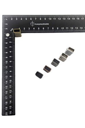 6x12 MM DERİ BİLEKLİK KİLİTİ MIKNATISLI KİLİT (40 ADET)