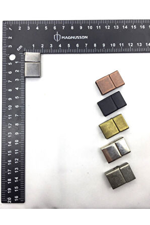 5x15 MM DERİ BİLEKLİK KİLİTİ MIKNATISLI KİLİT (5 ADET)