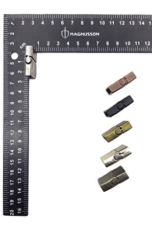 5x15 MM DERİ BİLEKLİK KİLİTİ MIKNATISLI KİLİT (5 ADET)