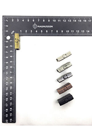 5x15 MM DERİ BİLEKLİK KİLİTİ MIKNATISLI KİLİT (5 ADET)