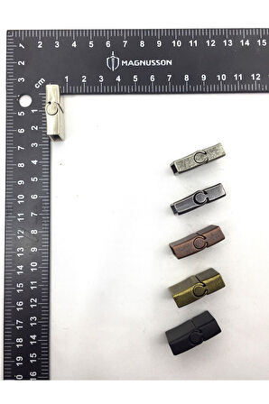 5x15 MM DERİ BİLEKLİK KİLİTİ MIKNATISLI KİLİT (10 ADET)