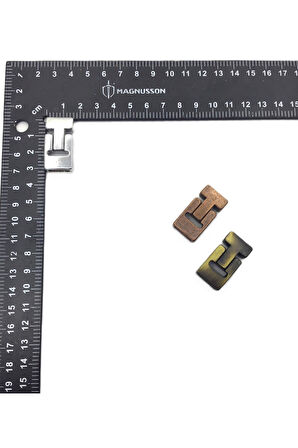 3x14 MM DERİ BİLEKLİK KİLİTİ MIKNATISLI KİLİT (20 ADET)