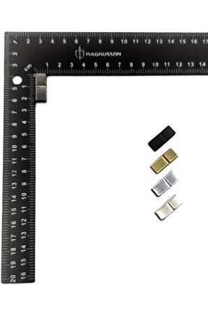 4x8 MM DERİ BİLEKLİK KİLİTİ MIKNATISLI KİLİT  (20 ADET)
