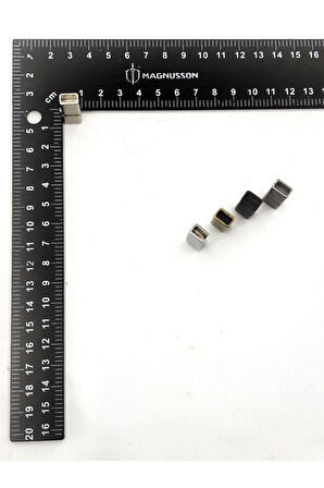 4x8 MM DERİ BİLEKLİK KİLİTİ MIKNATISLI KİLİT  (20 ADET)