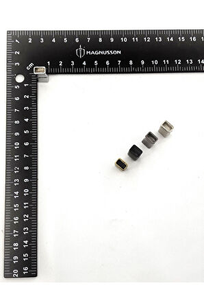 4x8 MM DERİ BİLEKLİK KİLİTİ MIKNATISLI KİLİT  (20 ADET)