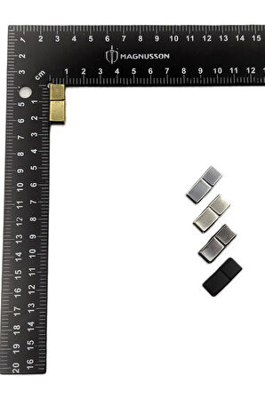 4x8 MM DERİ BİLEKLİK KİLİTİ MIKNATISLI KİLİT  (40 ADET)