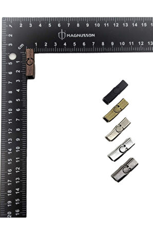 6x12 MM DERİ BİLEKLİK KİLİTİ MIKNATISLI KİLİT (5 ADET)