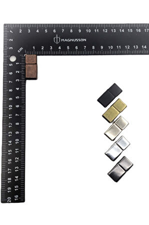 6x12 MM DERİ BİLEKLİK KİLİTİ MIKNATISLI KİLİT (5 ADET)
