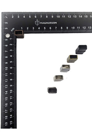 6x12 MM DERİ BİLEKLİK KİLİTİ MIKNATISLI KİLİT (5 ADET)