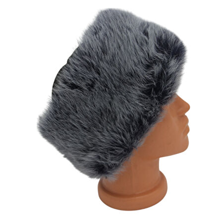 Toskana Deri Börk Bere Kürklü Börk Erkek Börk Kadın Börk Boz Renkli