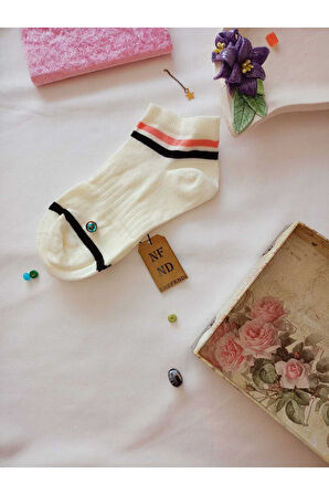3 ÇİFT PATİK ÇORAP YUMUŞAK DİKİŞSİZ BURUN KADIN PAMUKLU KISA KONÇ DESENLİ 36-40