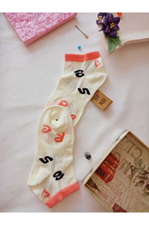 3 ÇİFT BURUN DİKİŞSİZ PATİK ÇORAP YUMUŞAK PAMUKLU KISA KONÇ DESENLİ KADIN ÇORABI 36-40