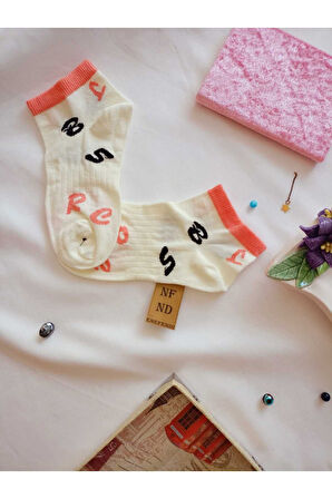 3 ÇİFT PAMUKLU PATİK ÇORAP BURUN DİKİŞSİZ YUMUŞAK KISA KONÇ DESENLİ KADIN ÇORABI 36-40