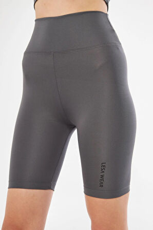 Lesa Wear Yüksek Bel Likralı Toparlayıcı Kısa Şort Tayt