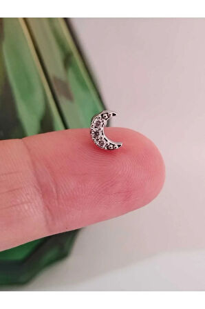 Cerrahi Çelik Hilal Çelik Tragus Helix Piercing