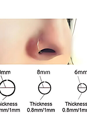 6 mm Çelik Halka Piercing