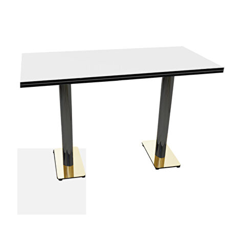 Karanfil Kompakt Laminat Gold Masa 70x120 - Ultra White