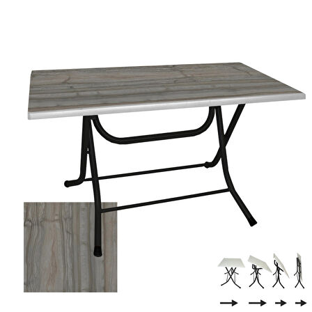 Klasik Katlanır Werzalit Tabla Masa (80x140) - Magma