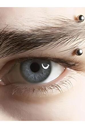 Top 3mm x 18mm x 1.2mm Çelik Banana Piercing