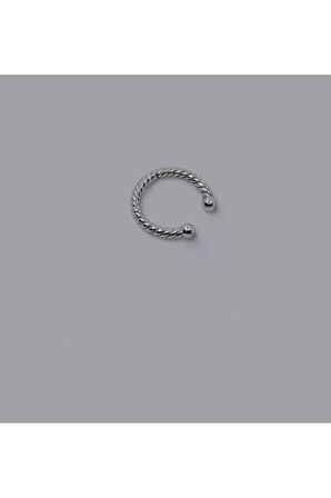 Burgu 10mm Çelik Sıkıştırma Halka Piercing