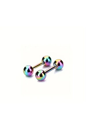 14mm Gökkuşağı Kıkırdak Piercing