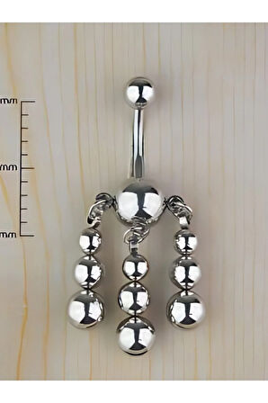 Cerrahi Çelik Sarkaç Toplar Göbek Piercing