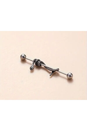 38mm Yılan Çelik Köprü Piercing