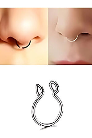 Sıkıştırma Çelik Septum Piercing
