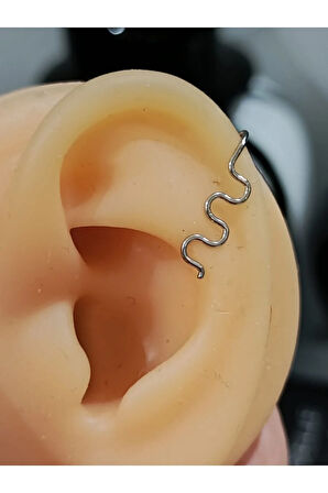 Sıkıştırma Yılan Hızma Dudak Helix Kıkırdak Piercing