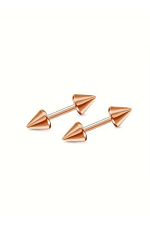 Cerrahi Çelik 10mm Rose Kıkırdak Spayk Piercing