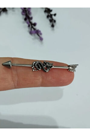 Cerrahi Çelik Dragon Çelik Köprü Piercing
