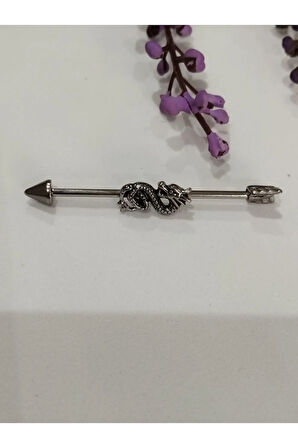 Cerrahi Çelik Dragon Çelik Köprü Piercing
