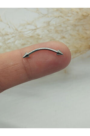 Spayk 3mm x 14mm x 1.2mm Çelik Banana Piercing