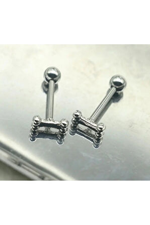 Kemik Çelik Dil Piercing